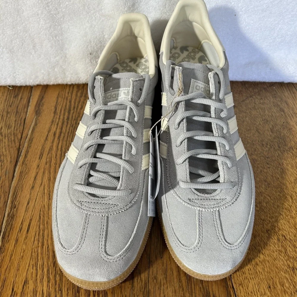 Adidas Mens Size 12 Handball Spezial Grey Two/Cream White/White Athletic Shoes
